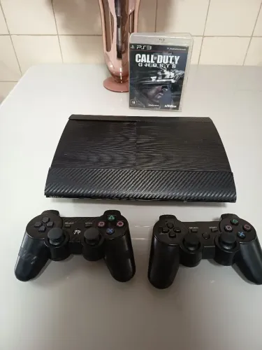 Ps3 superslim completo desbloqueado impecável
