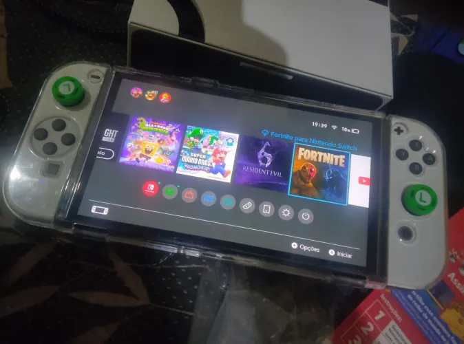 Troco Nintendo switch OLED por steam deck