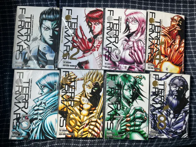 Mangá Terra Formars volumes 1 ao 8