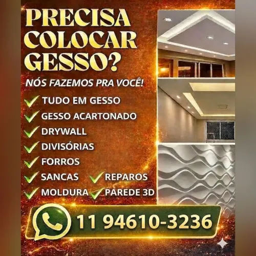 Gesso e Drywall 