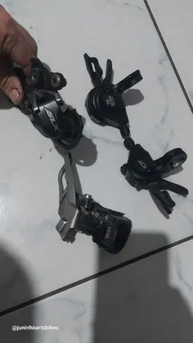 Câmbios e rapid fire slx 20v (leia descrição)