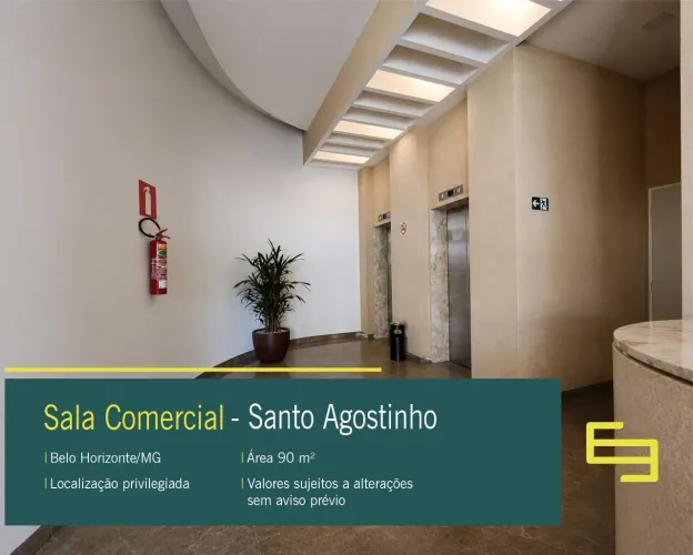 Sala comercial para aluguel, Santo Agostinho - Belo Horizonte/MG