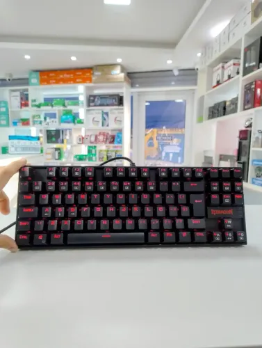 Teclado Mecânico Redragon Kumara K552-2 TKL ABNT2 Azul