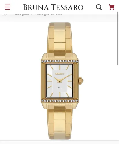 Relógio Orient Feminino Dourado Original 