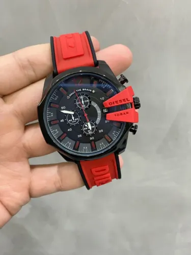 Relógio de pulso Diesel 10Bar pulseira de silicone 