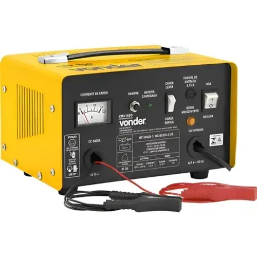 Carregador de Bateria Automotivo Vonder CBV950 12V 220V