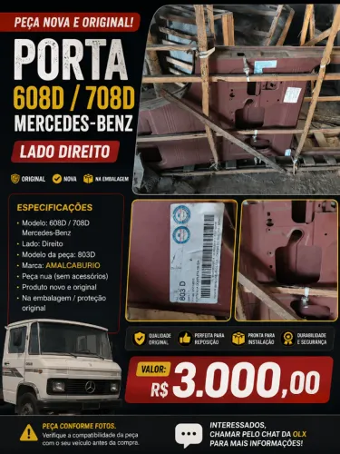 Porta Mercedes-Benz 608D / 708D - Lado Direito