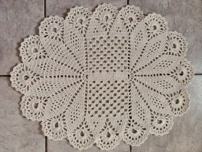 Tapete de crochê 