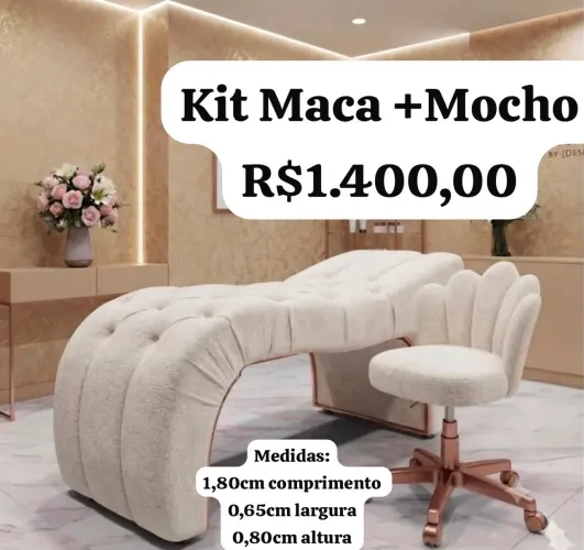 Kit Maça Com Mocho Almofada de brinde Direto de Fábrica