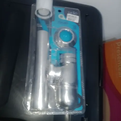 01 sifão para pia Forusi 20 cm novo