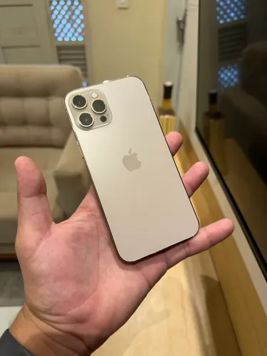 iPhone 12 PRO MAX GOLD 128GB TUDO FUNCIONANDO