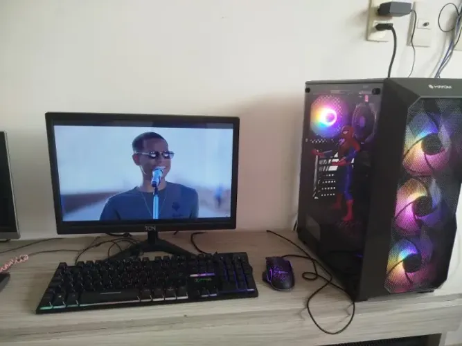PC Gamer Completo i5 + SSD 256gb + monitor de 19 + 12gb de RAM