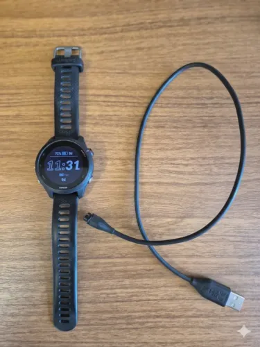 Smartwatch Garmin Forerunner 255s Music Preto