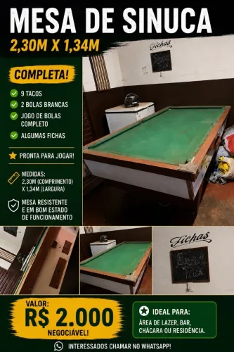 Mesa de sinuca
