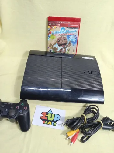 Videogame antigo Playstation 3 super sllim