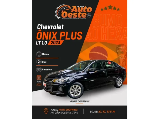Chevrolet Onix Plus LT 1.0 12V TB Flex Mec. 4P 2023