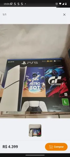 Console Playstation 5 Slim Digital Edition com 6 meses de