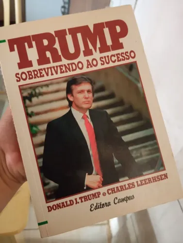 Relíquia livro Donald trump sobrevivendo ao sucesso 1990
