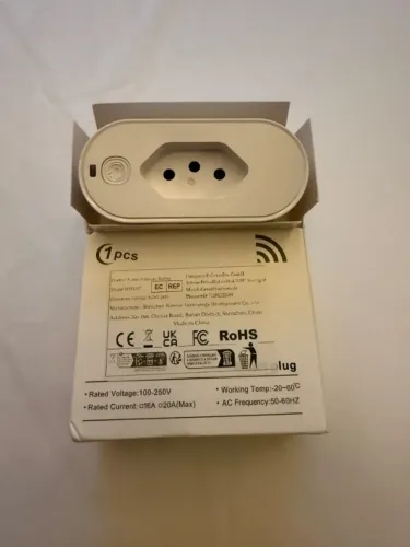 Tomada Inteligente Bivolt 16A Alexa Google Home