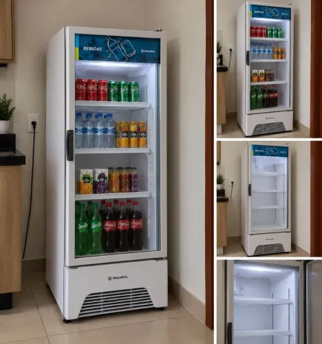 Refrigerador Expositor Vertical Metalfrio 403 Litros VB40AL 220V