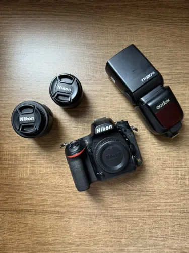 Kit Nikon D750 Full Frame + lentes + flash Godox