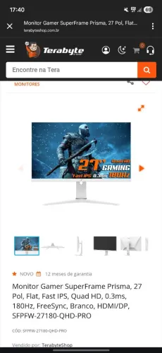 Monitor 27 pol qhd