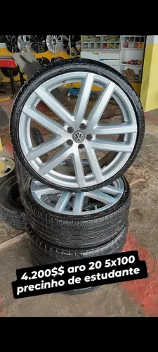 aro 20 5x100 pneus perfil 30<br>