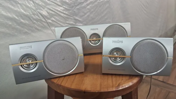 4 Caixas de som Philips Wide Spectrum CSW-3600 SEM TESTES