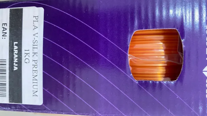 Filamento PLA Silk Laranja Voolt