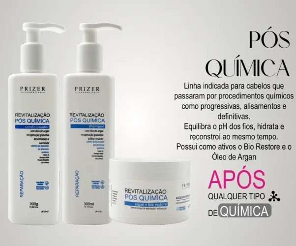 Tratamento de cabelo Pós química