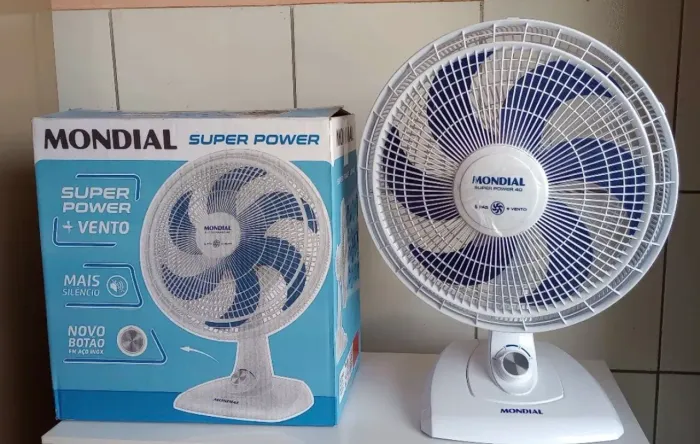 Ventilador Mondial Super Power - 40cm | Vento Forte e Silencioso