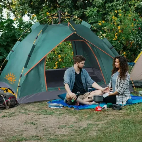 New Hawaii Barraca Camping Automática 2 a 3 Pessoas 1200mm Impermeável