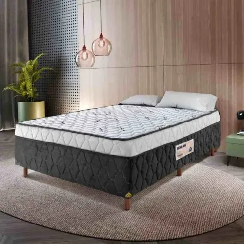 Cama Box Casal Plennus D28 - Entrega Rápida 