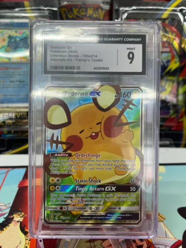 Carta Pokemon Dedenne GX CGC 9