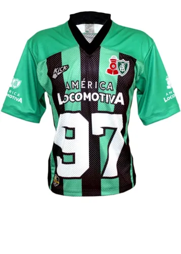 Camisa América Jogo 1 Locomotiva Jersey Plus