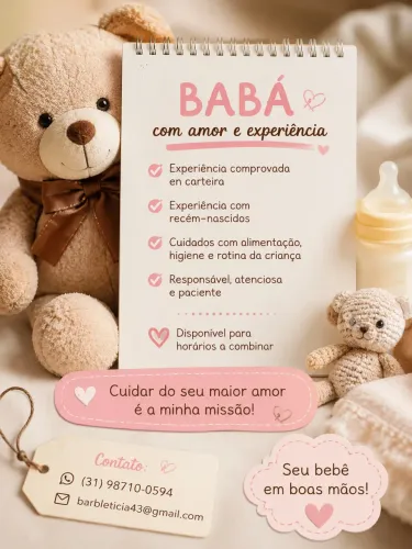 Serviço de baba para crianças 