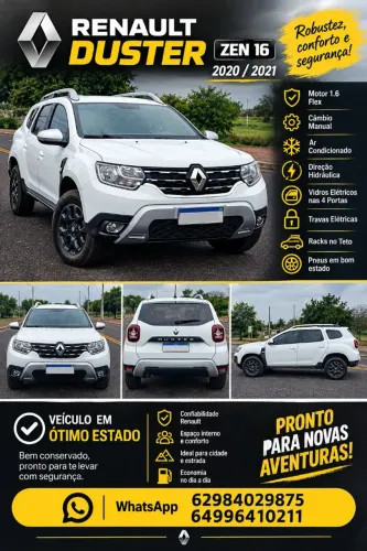 Renault Duster Zen 1.6 16V Flex MEC 2021