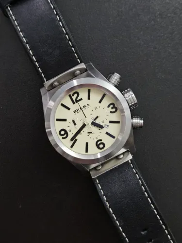 Relógio Brera Orologi Bretc45 Branco e Preto