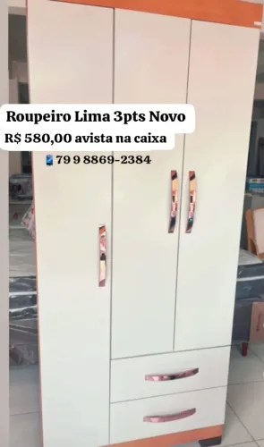 Roupeiro lima 3pts Novo na caixa