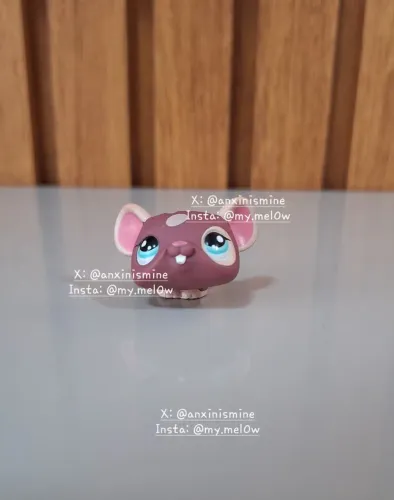 Littlest Pet Shop Original Ratinho Cranberry #2422 Brinquedo Colecionável