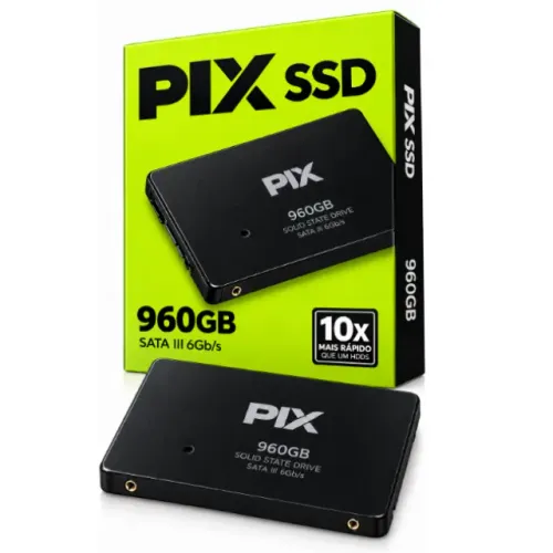 SSD 960gb Pix Sata *NOVO COM GARANTIA*