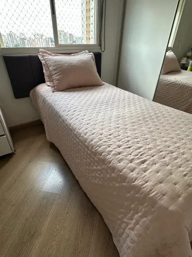 Cama Box com Colchão Solteirão King Koil