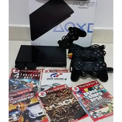 Playstation 2 completo leitor ok 
