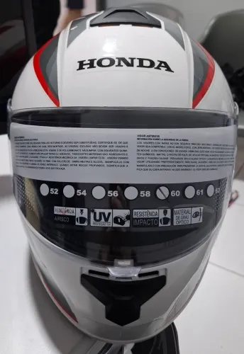 CAPACETE HONDA TAMANHO 60 NOVO