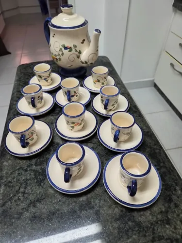 Jogo de café com bule