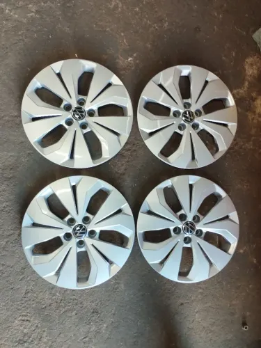 Jogo Calota VW Tcross aro 16 5 furos 5x100 Nova Original