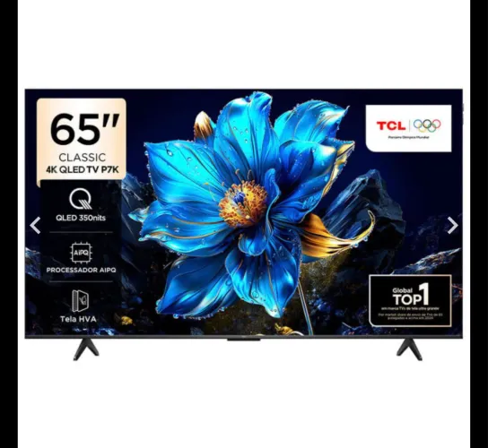 Smart Tv 4k Tcl Classic Qled 65? Polegadas Com Hdmi 2.1 Dolby Vision Dolby Atmos E Wi-fi