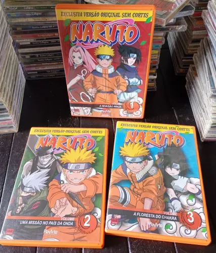 DVD NARUTO Volume 1 / 2 / 3