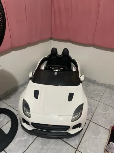 Mini Carro Elétrico Infantil Jaguar Branco