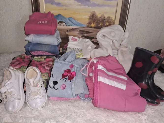 Lote de roupas infantil tm 2 /3 anos 44pecas